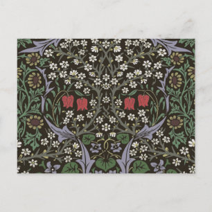 Cartão Postal William Morris Blackthorn Tapeçaria Vintage Flora