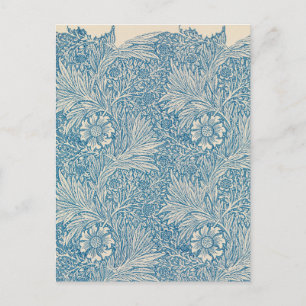Cartão Postal William Morris - Blue Marigold