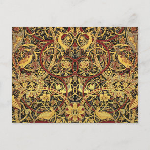 Cartão Postal William Morris Bullerswood Faux Tapeçaria