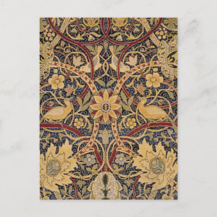 Cartão Postal William Morris Bullerswood Faux Tapeçaria