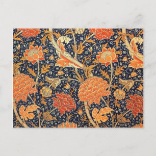 Cartão Postal William Morris Cray Floral Art Nouveau Pattern