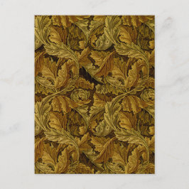 Cartão Postal William Morris Fine Floral Wallpaper Padrão