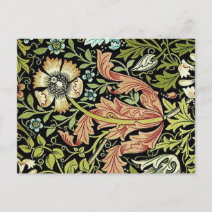 Cartão Postal William Morris Flower design