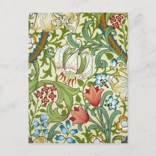 Cartão Postal William Morris Garden Lily Fine Art