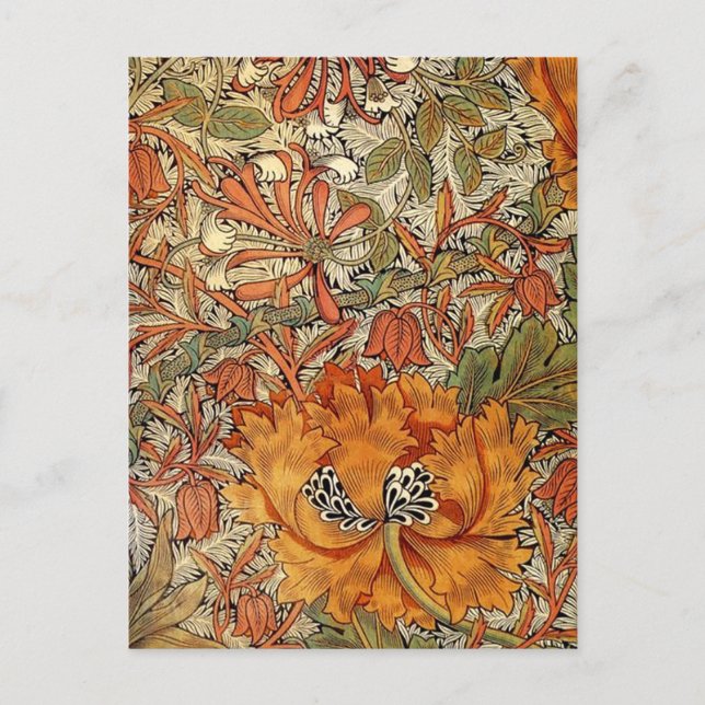 Cartão Postal William Morris Honeysuckle (Frente)