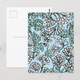 Cartão Postal William Morris Jasmine e deixa o padrão