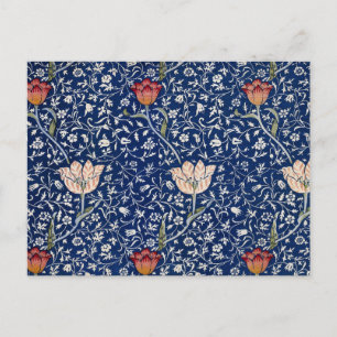 Cartão Postal William Morris Medway Blue Floral