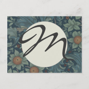 Cartão Postal William Morris Orchard Pattern Art