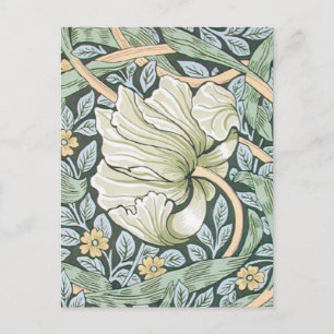 Cartão Postal William Morris Pimpernel Floral Wallpaper