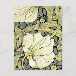 Cartão Postal William Morris Pimpernel Floral Wallpaper