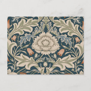 Cartão Postal William Morris Severn Floral Garden Flower Classic