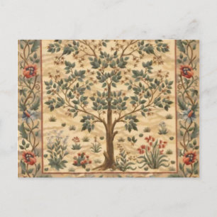 Cartão Postal William Morris Tree Of Life