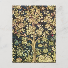 Cartão Postal William Morris Tree Of Life Vintage Pre-Raphaelite