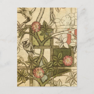 Cartão Postal William Morris - Trellis