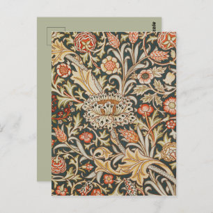 Cartão Postal William Morris Trent Garden Flower Classic Botânic