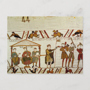 Cartão Postal William, Robert de Mortain e Bishop Odo