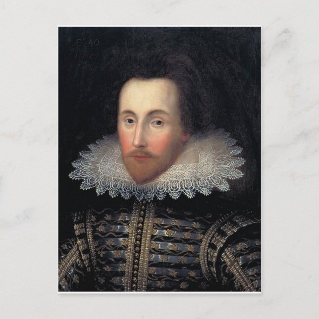 Cartão Postal william shakespeare (Frente)