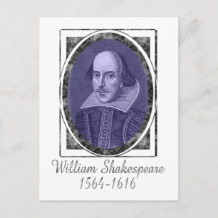 Cartão Postal William Shakespeare