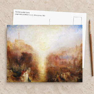 Cartão Postal William Turner - A Visita ao Túmulo