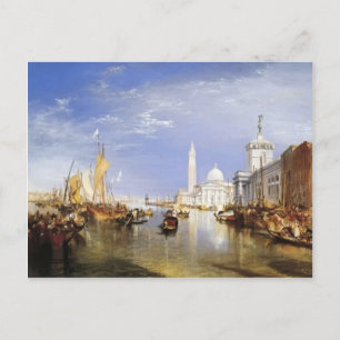 Cartão Postal William Turner - Dogana e San Giorgio Maggiore
