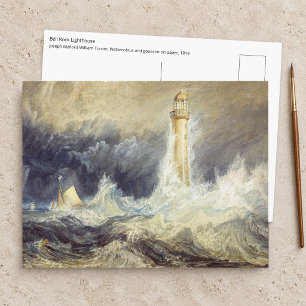Cartão Postal William Turner - Farol de Bell Rock