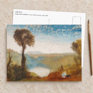 Cartão Postal William Turner - Lago Nemi