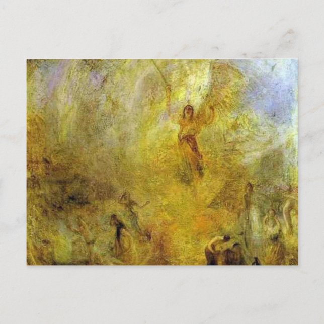 Cartão Postal william turner- o anjo, de pé no sol (Frente)