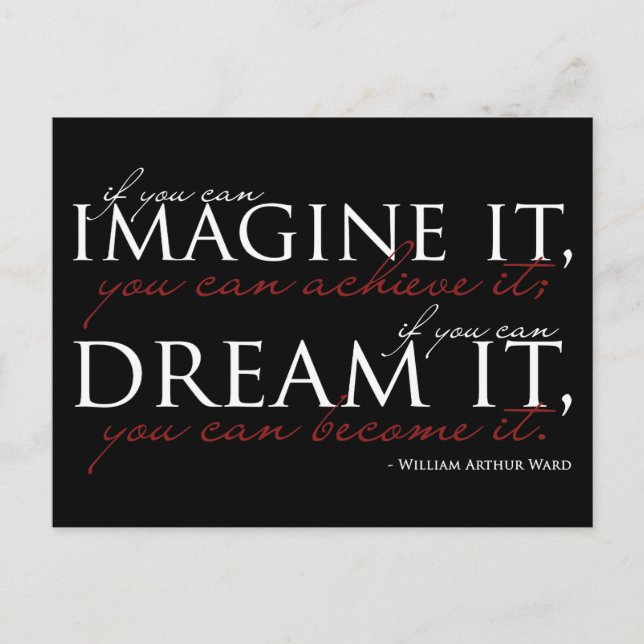 Cartão Postal William Ward Imagine Cote (Frente)
