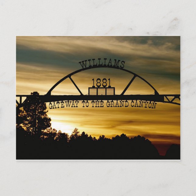 Cartão Postal Williams Gateway (Frente)