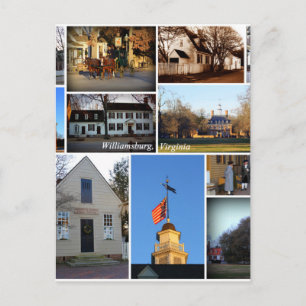 Cartão Postal Williamsburg Collage