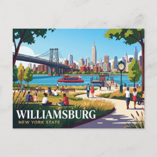 Cartão Postal Williamsburg Estado de Nova York