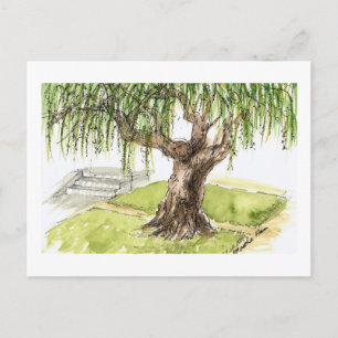 Cartão Postal Willow Tree Postcards
