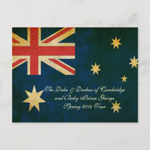 Cartão Postal Wills Kate Bebê George Austrália 201