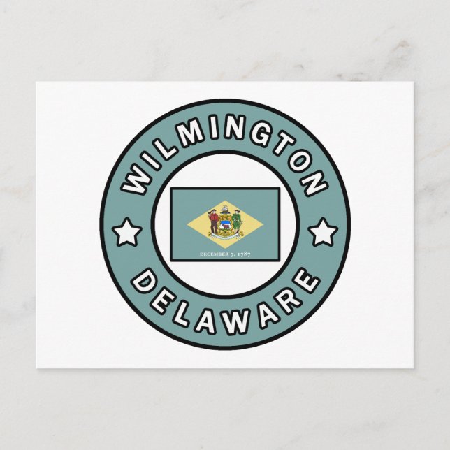 Cartão Postal Wilmington Delaware (Frente)