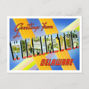 Cartão Postal Wilmington, Delaware Vintage — Cartão-postal