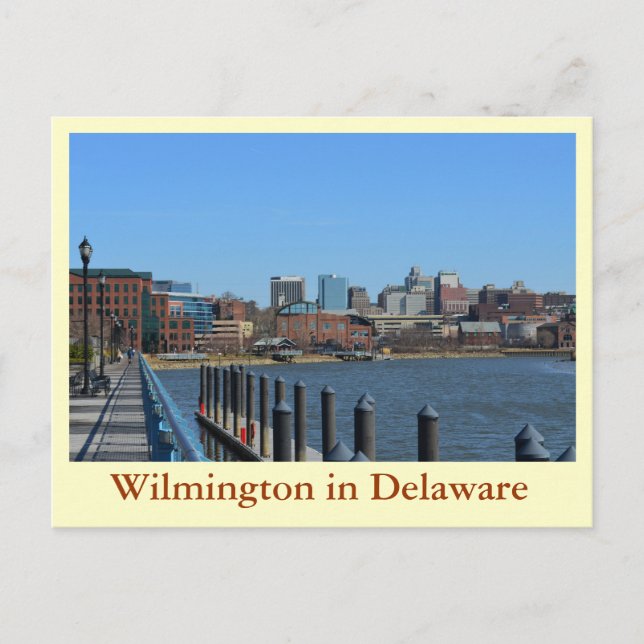 Cartão Postal Wilmington em Delaware (Frente)