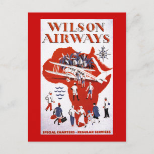 Cartão Postal Wilson Airways ~ África