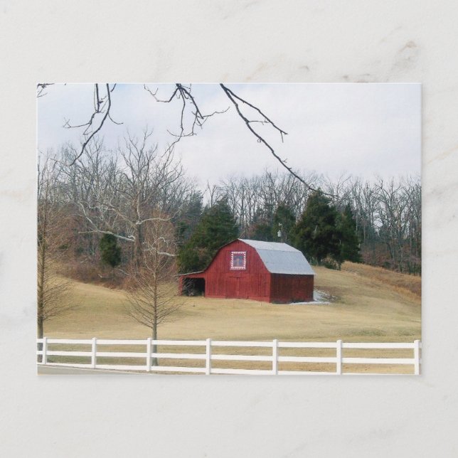 Cartão Postal Wilson Barn, Burna Ky (Frente)