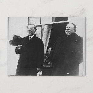 Cartão Postal Wilson e Taft