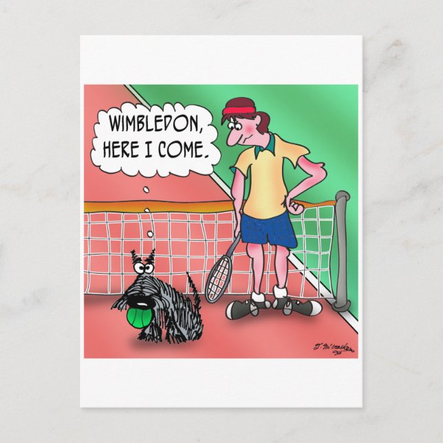 Cartão Postal Wimbledon, Aqui Estou (Frente)