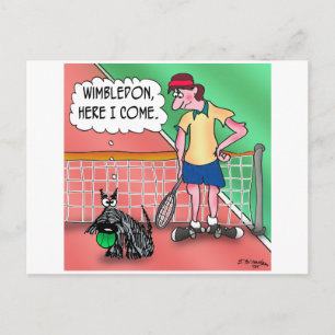 Cartão Postal Wimbledon, Aqui Estou