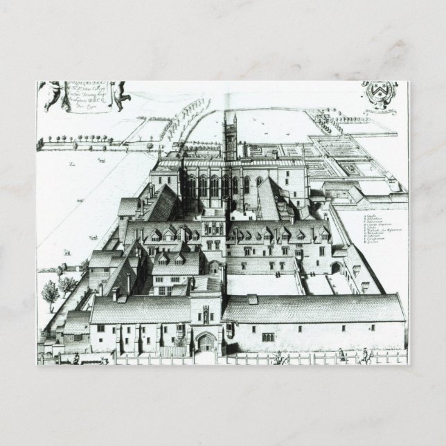 Cartão Postal Winchester College (Frente)