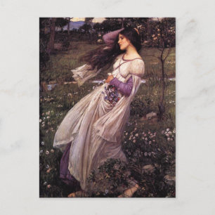 Cartão Postal Windflower-by John William Waterhouse, 1902