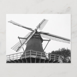 Cartão Postal Windmill Holandês
