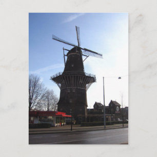 Cartão Postal Windmill Holandês