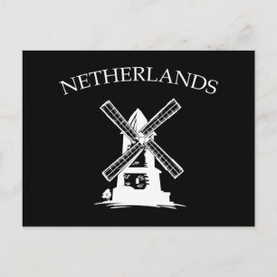 Cartão Postal Windmill Países Baixos