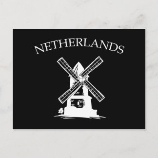 Cartão Postal Windmill Países Baixos