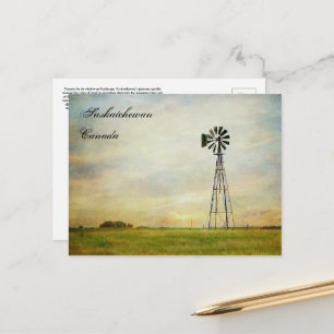 Cartão postal "Winds of Change" Saskatchewan Cana