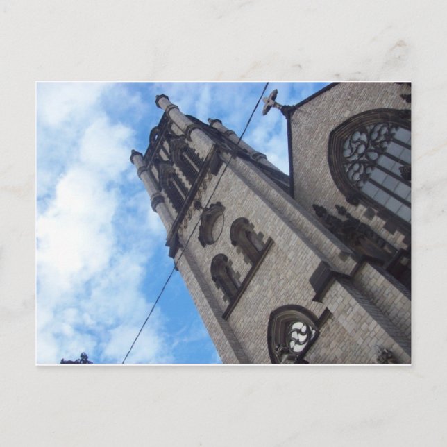 Cartão Postal Windsor, igreja de Ontário (Frente)