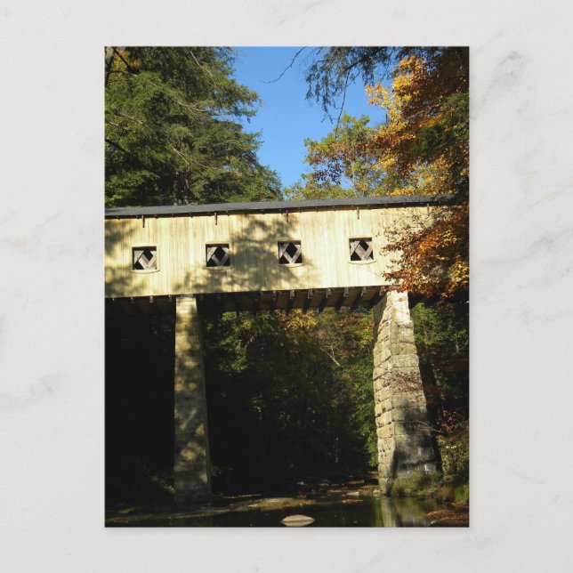 Cartão Postal Windsor Mills Rd Coberta Ponte Ashtabula County O (Frente)